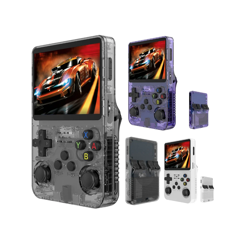 Consola R36S Pantalla IPS 3.5 Jugador Portátil 10000 Juegos Clásicos Nostalgia Joystick Alta Precisión