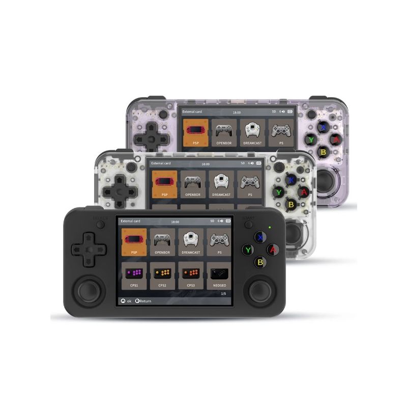 Consola ANBERNIC RG35XX H gaming portátil más de 5000 juegos clásicos pantalla IPS reproductor de vídeo retro