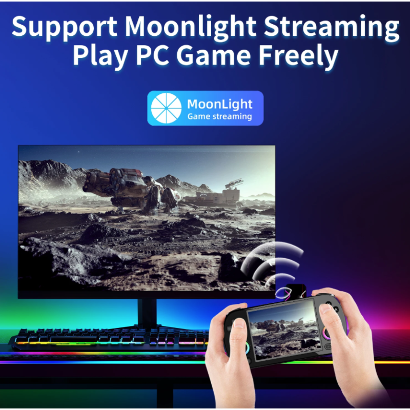 ANBERNIC RG40XX H Consola Retro Portátil, Linux 64 bits, IPS 4.0