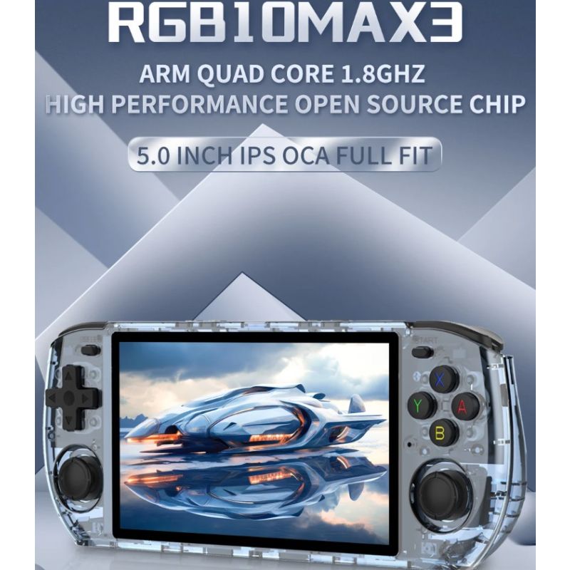 POWKIDDY RGB10 MAX3 Consola Juegos Retro Portátil IPS 5