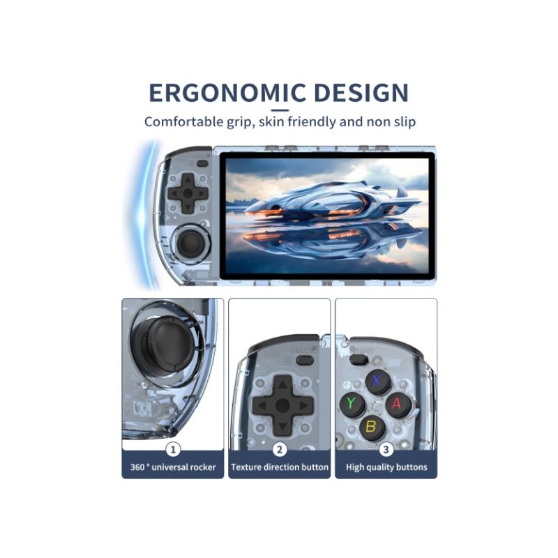 POWKIDDY RGB10 MAX3 Consola Juegos Retro Portátil IPS 5