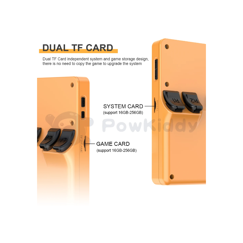 POWKIDDY RGB20S consola de juegos retro portátil con pantalla IPS 3.5’’ emuladores N64 PS1 juegos nostálgicos