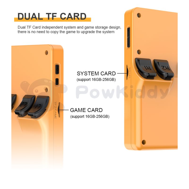Consola de juegos portátil POWKIDDY RGB20S pantalla IPS 3.5 pulgadas sistema de código abierto increíbles gráficos