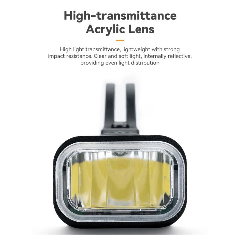 Luz delantera ROCKBROS RHL-1000LUMEN impermeable tipo C ciclismo nocturno LED 1000 lúmenes alta visibilidad