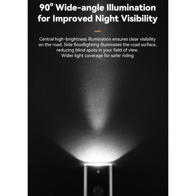 Luz delantera ROCKBROS RHL-1000LUMEN impermeable tipo C ciclismo nocturno LED 1000 lúmenes alta visibilidad