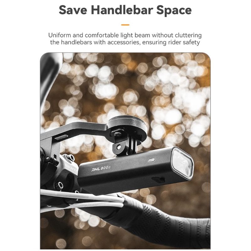 Luz delantera ROCKBROS RHL-1000LUMEN impermeable tipo C ciclismo nocturno LED 1000 lúmenes alta visibilidad