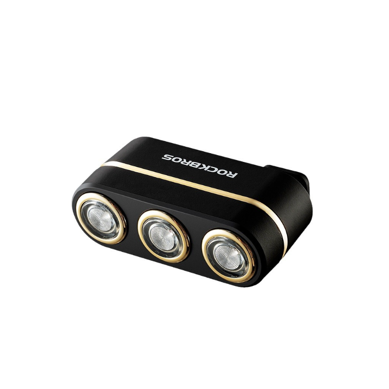 ROCKBROS Luz Trasera Inteligente Ciclista: Freno, Tipo-C, IP64. Seguridad Día/Noche en Carretera/Montaña