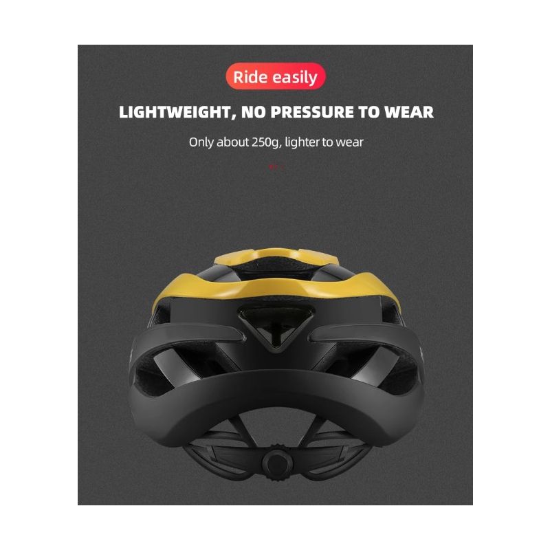 ROCKBROS Casco de Bicicleta Ultraligero con Tecnología Anti-Sudor y Resistente a Impactos para Ciclismo MTB