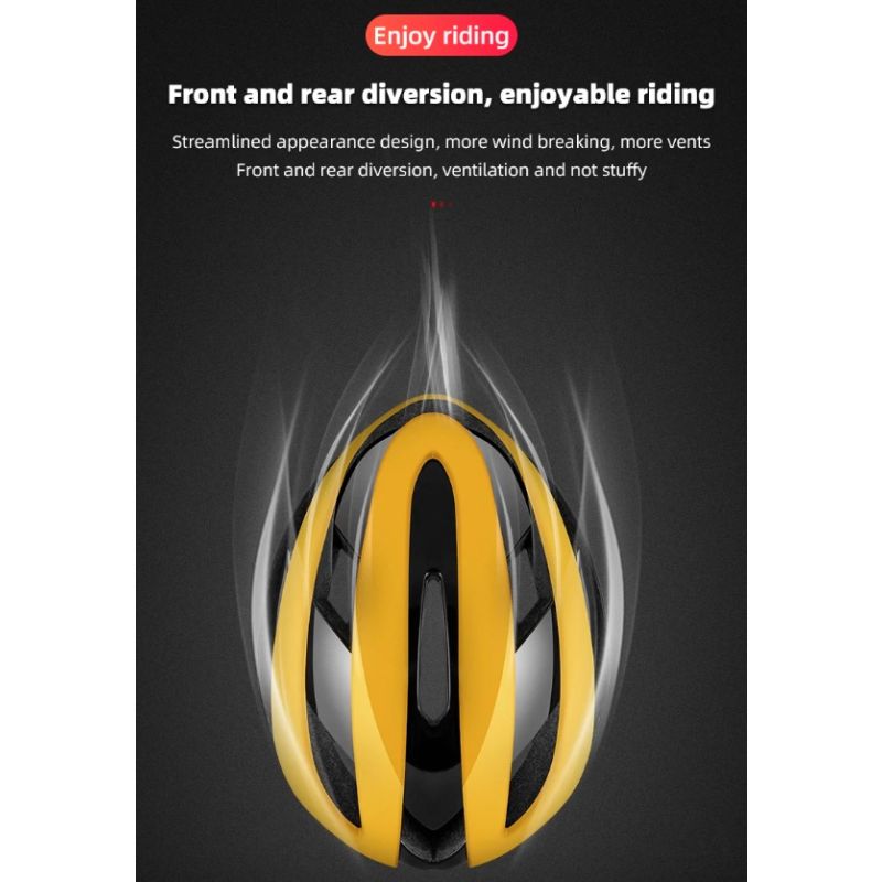 ROCKBROS Casco de Bicicleta Ultraligero con Tecnología Anti-Sudor y Resistente a Impactos para Ciclismo MTB