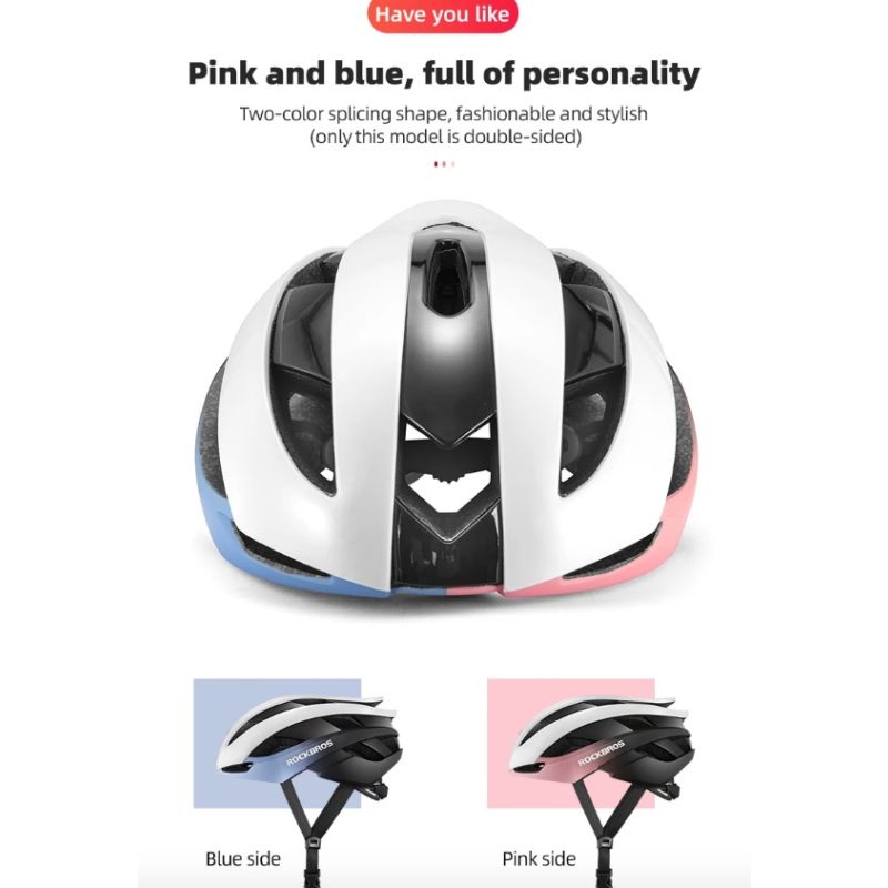 ROCKBROS Casco de Bicicleta Ultraligero con Tecnología Anti-Sudor y Resistente a Impactos para Ciclismo MTB