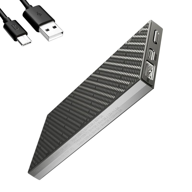 Banco de energía NITECORE NB10000 10000mAh dual USB/USB-C ligero carga rápida para iPhone 11 Samsung S10