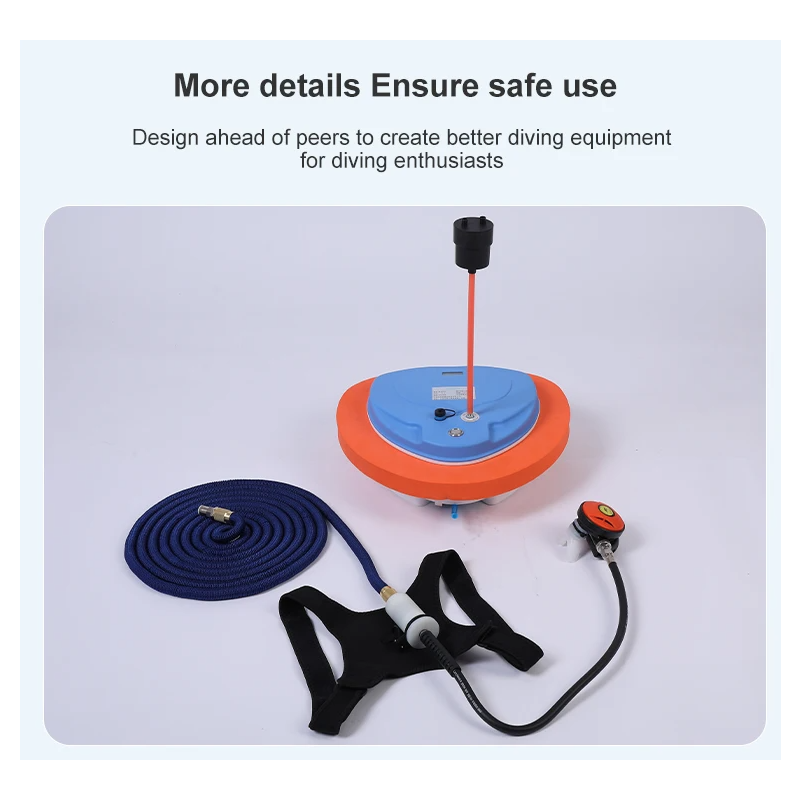 Ventilador de Buceo Z270 Z500 Equipo de Snorkel Portátil con Regulador y Batería para Exploración Submarina