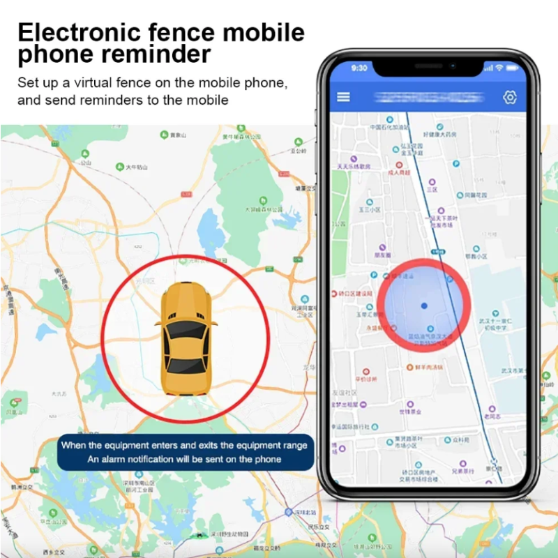 Mini GPS Tracker para Coches Rastreador de Motocicletas Seguimiento en Tiempo Real Montura Magnética Fuerte