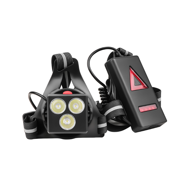 Luz Pecho Correr LED, 500LM, 90° Ajustable, Impermeable. Visibilidad Nocturna y Seguridad!