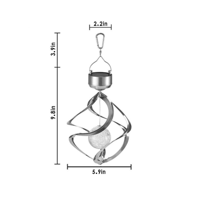 Luces solares colgantes LED cambio de color decoraciones al aire libre para Navidad y bodas resistente al agua