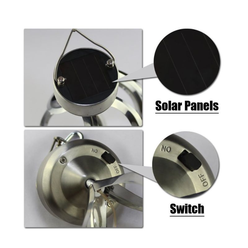 Luces solares colgantes LED cambio de color decoraciones al aire libre para Navidad y bodas resistente al agua