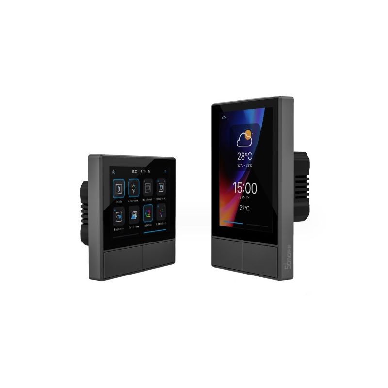 SONOFF NSPanel WiFi interruptor inteligente hogar moderno pantalla táctil y control centralizado Alexa Google
