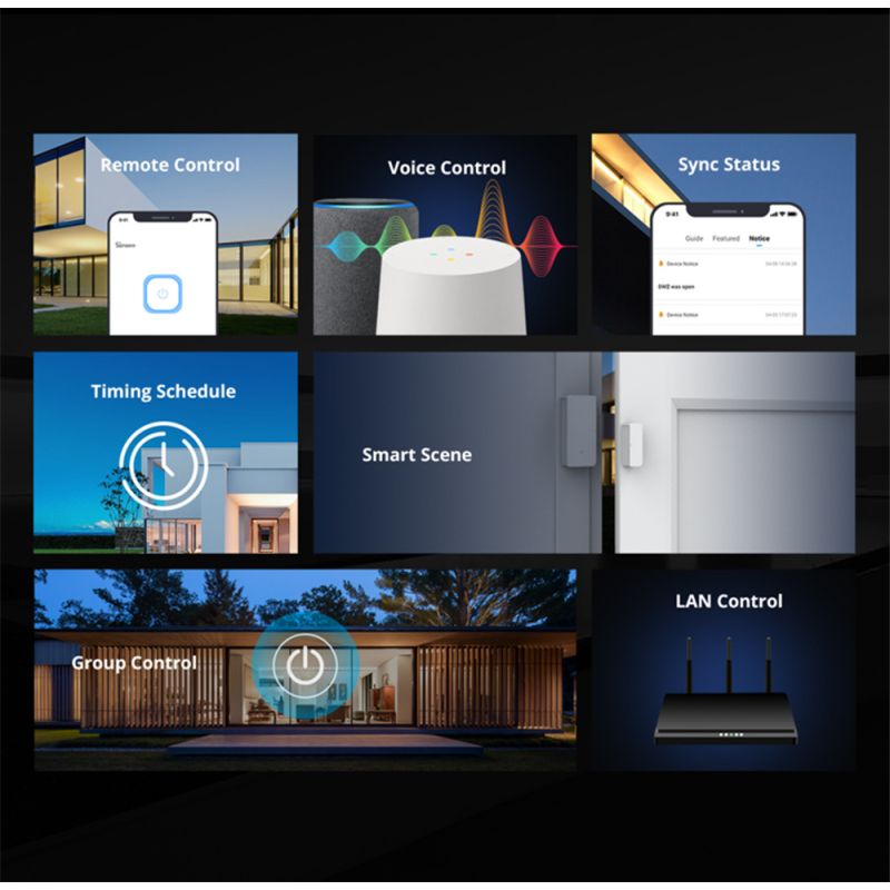 SONOFF Basic R2 Módulo de interruptor Wifi Universal Control remoto Alexa Automatización del hogar