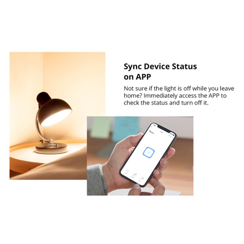 SONOFF Basic R2 Módulo de interruptor Wifi Universal Control remoto Alexa Automatización del hogar