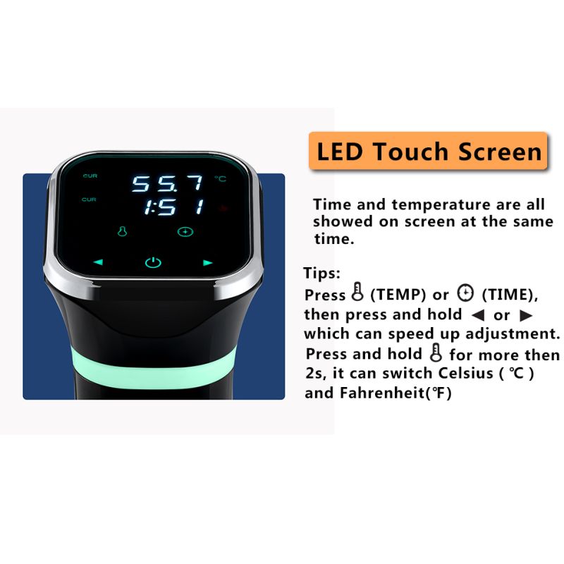 Descubre el Gadget de Cocina Sous Vide con Control de Temperatura Preciso para Comida Gourmet y Cocción Versátil