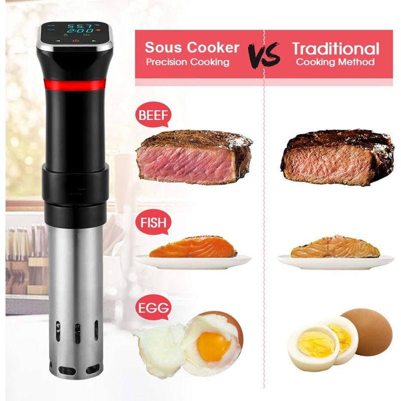 Descubre el Gadget de Cocina Sous Vide con Control de Temperatura Preciso para Comida Gourmet y Cocción Versátil