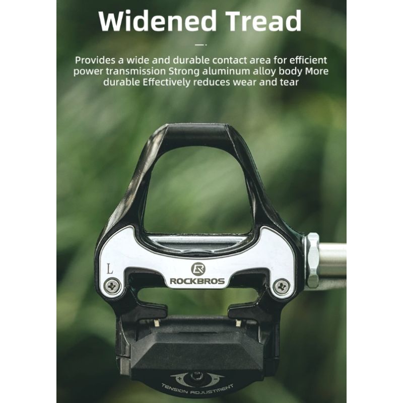Pedales ROCKBROS SPD-SL de aleación ultraligera con rodamientos sellados para ciclismo competitivo