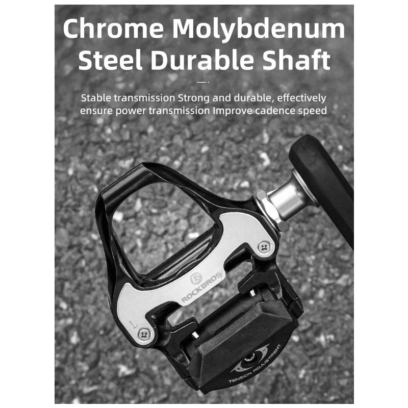 Pedales ROCKBROS SPD-SL de aleación ultraligera con rodamientos sellados para ciclismo competitivo