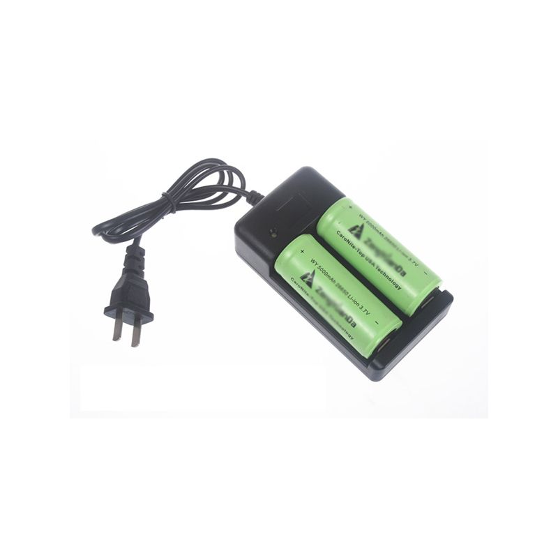 Cargador Universal UltraFire para Baterías 18650/26650 Negro Compacto y Portátil Carga Eficiente AC 100-240V