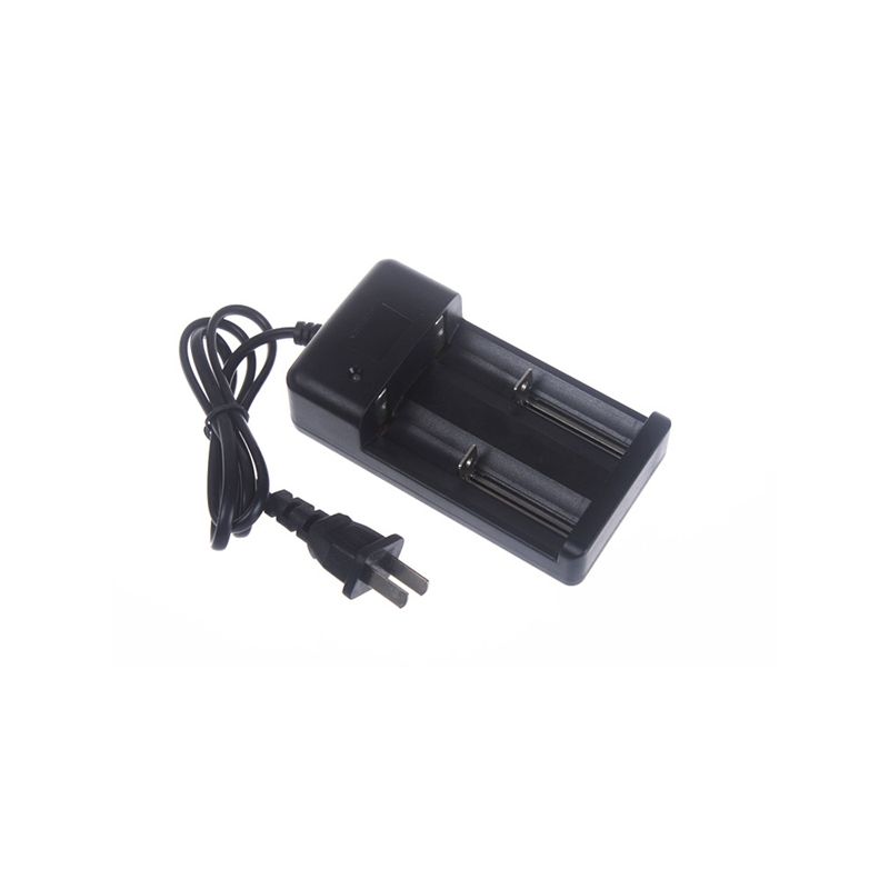 Cargador Universal UltraFire para Baterías 18650/26650 Negro Compacto y Portátil Carga Eficiente AC 100-240V