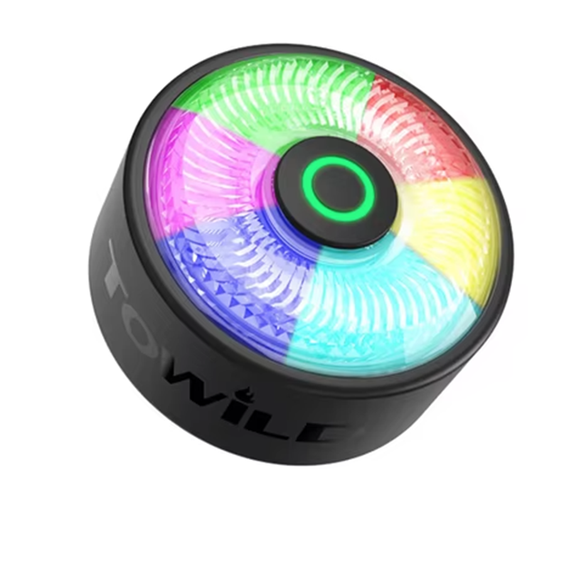 Luz trasera LED TOWILD TL03Pro visibilidad ciclismo con sensor freno inteligente y destello siete colores