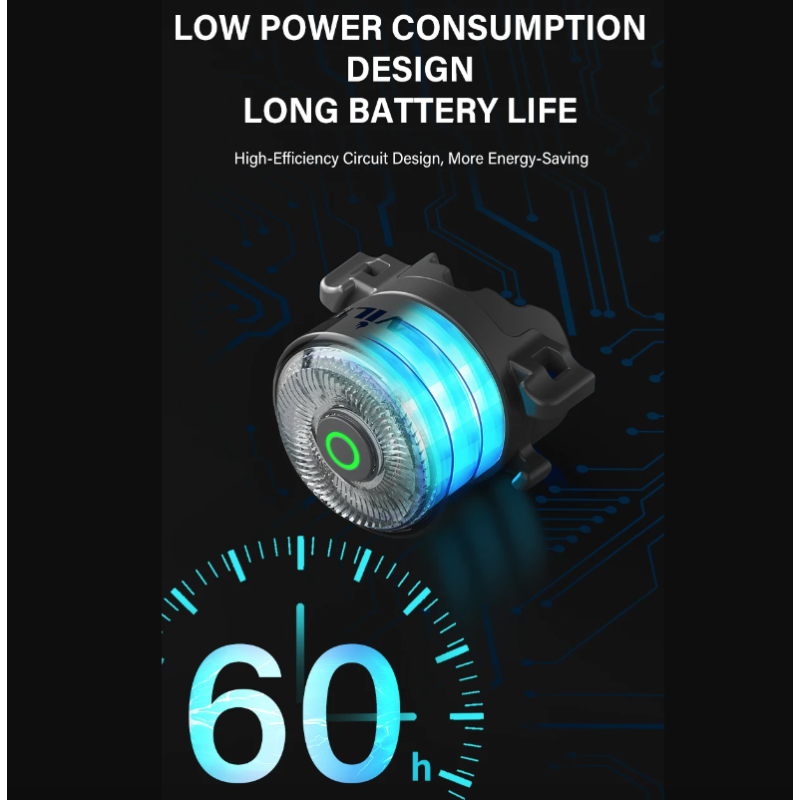 Luz trasera LED TOWILD TL03Pro visibilidad ciclismo con sensor freno inteligente y destello siete colores