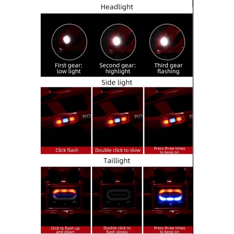 Casco Ligero ROCKBROS ciclismo MTB con carga USB protección insectos casco bicicleta montaña ultraligero