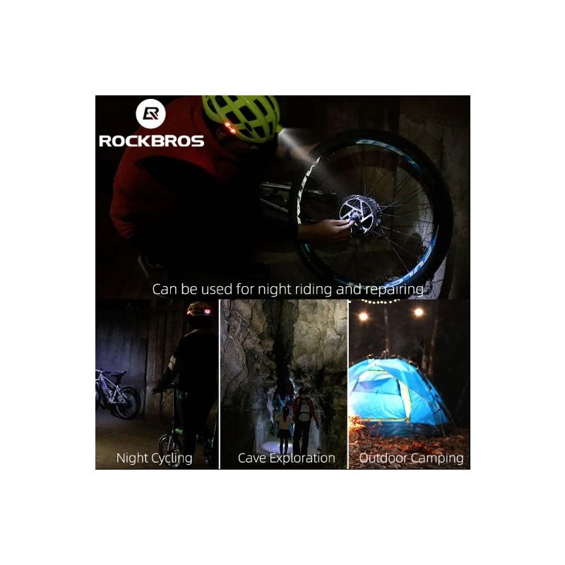 Casco Ligero ROCKBROS ciclismo MTB con carga USB protección insectos casco bicicleta montaña ultraligero