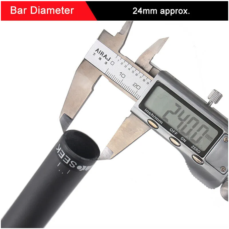 Manillar de Carbono TOSEEK 31.8mm 400mm 420mm 440mm Ligero con Enrutamiento Interno Ideal para Ciclismo de Ruta