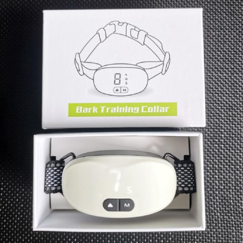 Collar Antiladridos Automático con Modos de Entrenamiento Dual Impermeable IP67 y Recargable para Perros