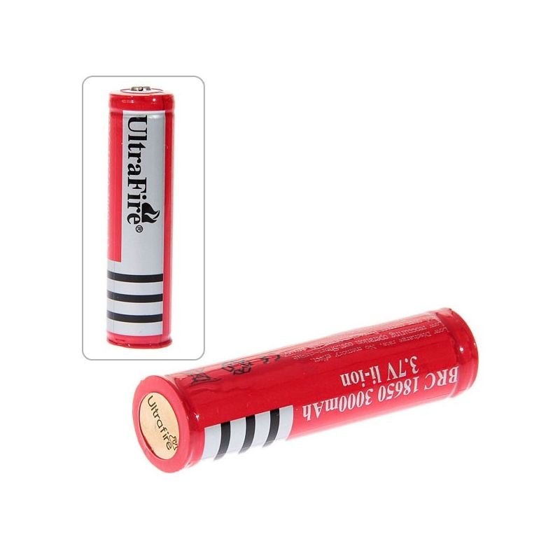Batería recargable UltraFire 18650 3.7V 3000mAh alta capacidad y protección ideal para linternas y más