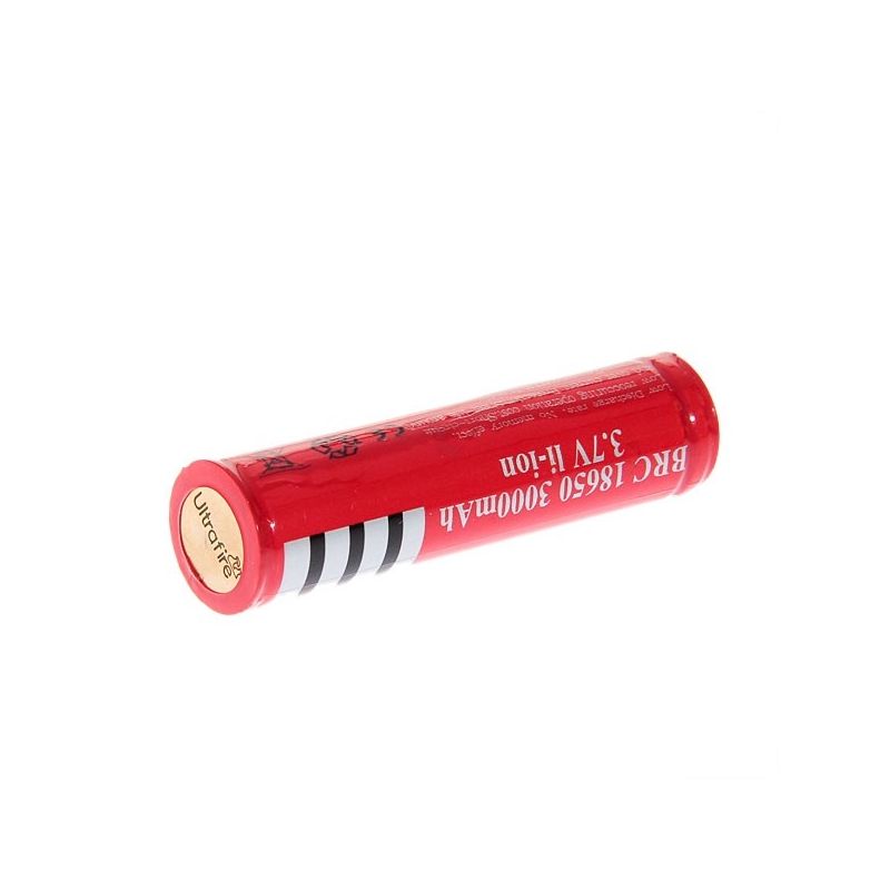Batería recargable UltraFire 18650 3.7V 3000mAh alta capacidad y protección ideal para linternas y más