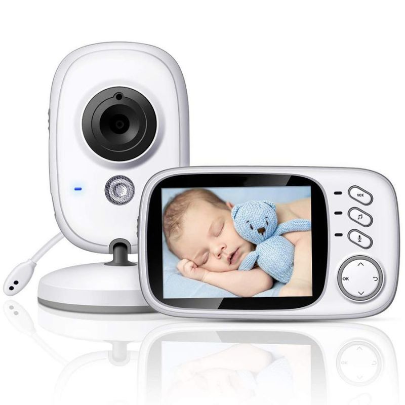 Monitor de Bebé VB603 con Video y 2.4G Audio Bidireccional Visión Nocturna Seguridad Infantil Confiable y Moderna
