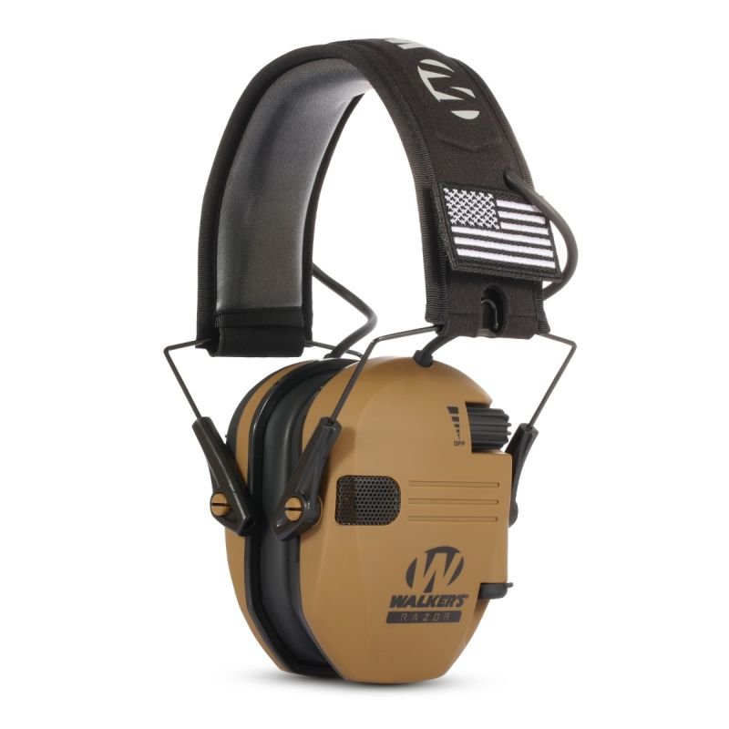 Walkers Razor Orejeras Auriculares Activos Cancelling Ruido Protección Auditiva Avanzada para Caza Segura