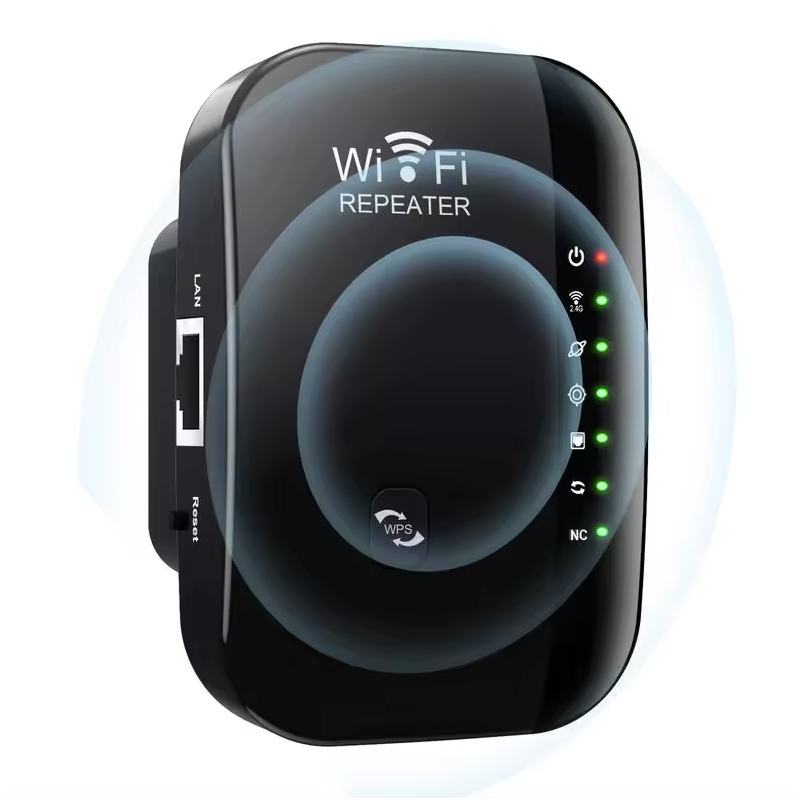 Repetidor Wifi Amplificador de Señal Inalámbrico Mejorador de Red Extendida Enrutador Doméstico A Través de la Pared Dormitorio Recibir Móvil