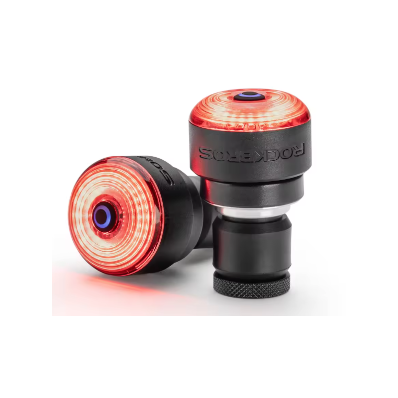 ROCKBROS R0 Luz Tapón Manillar Tipo-C | Luz Trasera MTB Carretera | Seguridad y Visibilidad Ciclismo