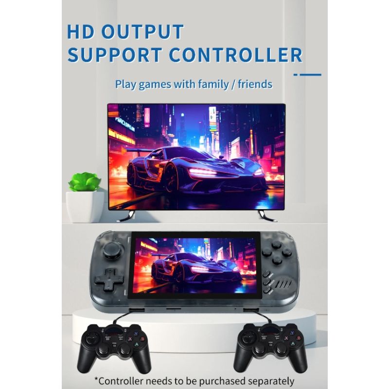 POWKIDDY X39pro consola de videojuegos portátil gaming retro con pantalla IPS 4,5