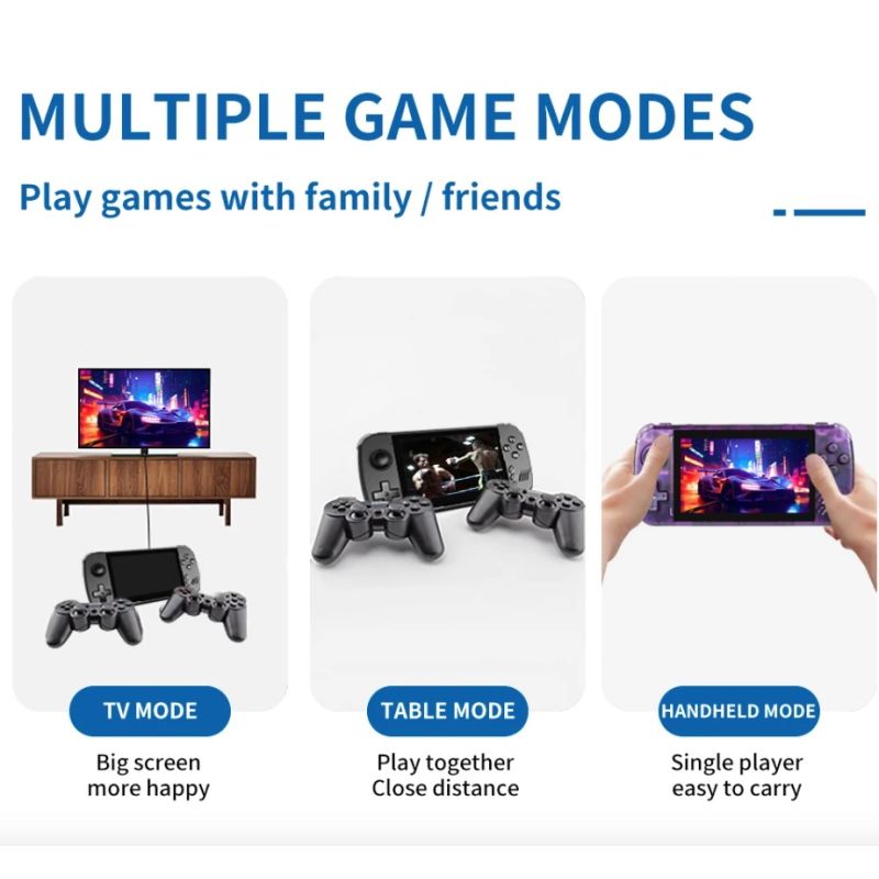 POWKIDDY X39pro consola de videojuegos portátil gaming retro con pantalla IPS 4,5