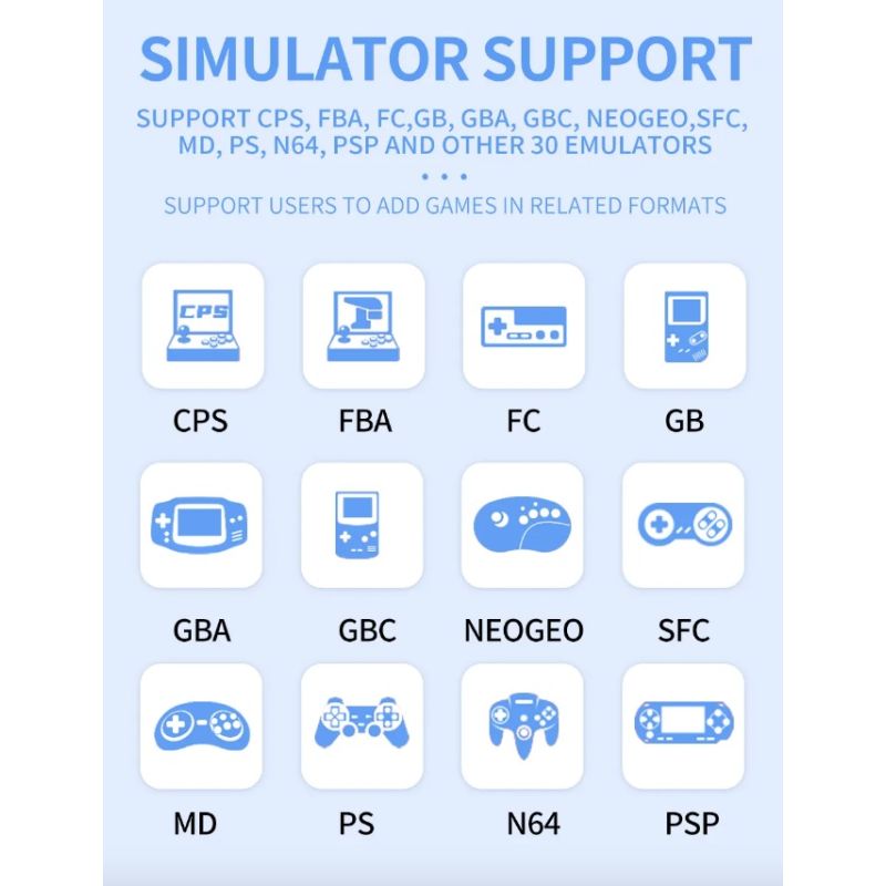 POWKIDDY X55 consola de juegos portátil pantalla IPS de 5,5