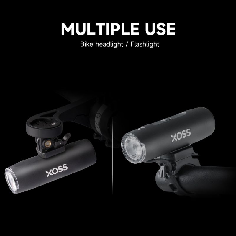 XOSS Faro para Bicicleta 800Lm USB Recargable Lámpara Frontal MTB Alta Luminosidad Seguridad Nocturna