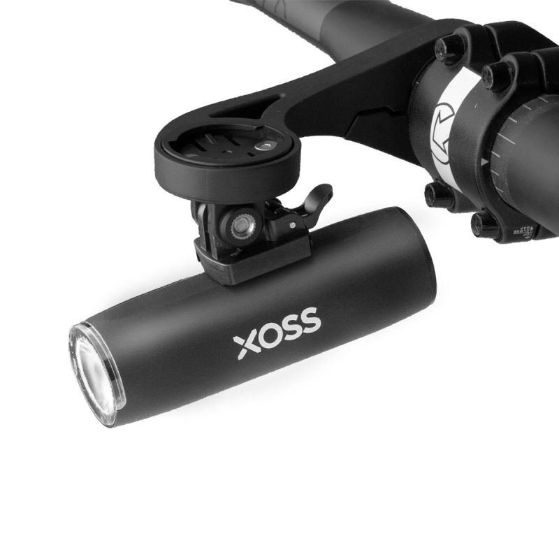 XOSS XL-400 luz bicicleta MTB USB recargable faro impermeable 400 lúmenes cinco modos instalación dual SEGURA