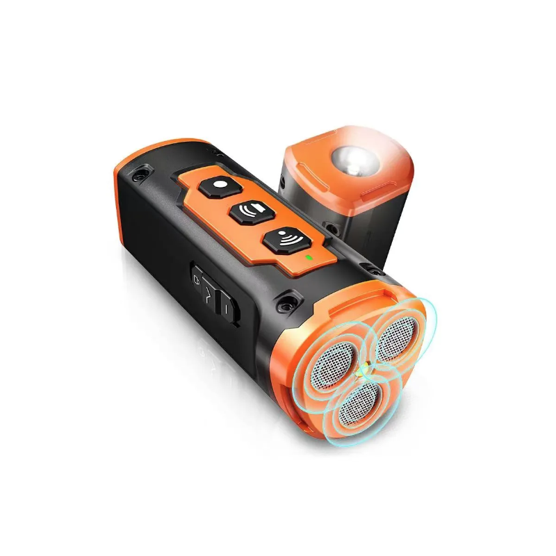 Repelente de perros recargable dispositivo ultrasónico con linterna LED eficaz para control de ladridos