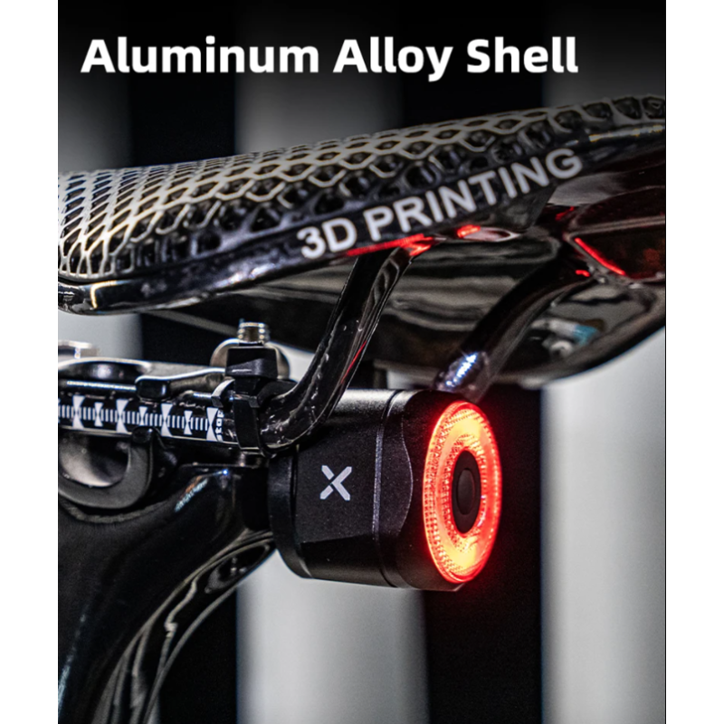 XOSS XR Pro luz trasera bicicleta con detección automática de frenos carga LED impermeable y duradera