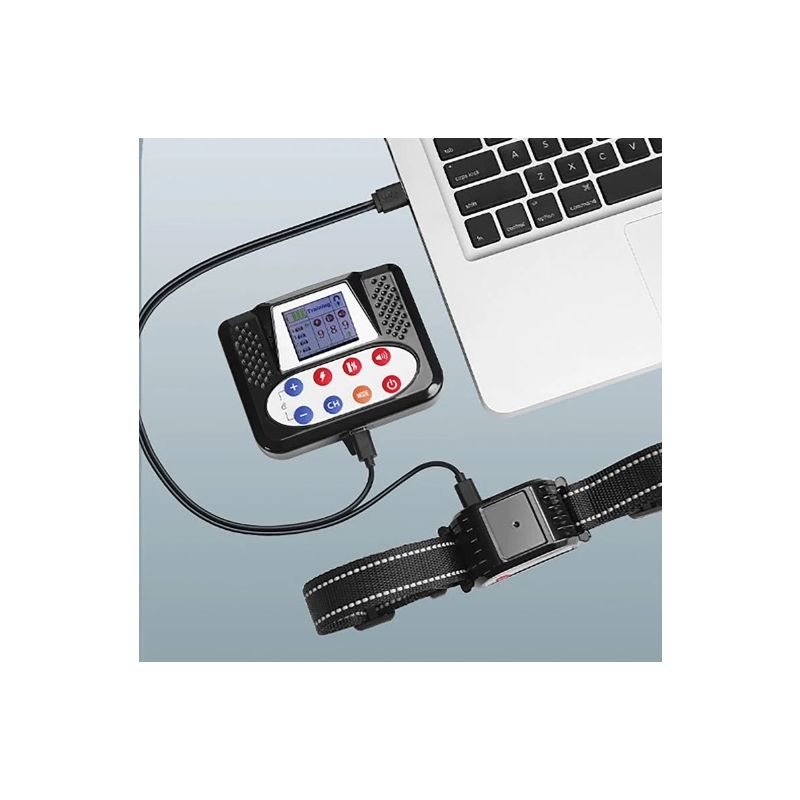 Cerca Electrónica Inalámbrica y Dispositivo de Entrenamiento para Perros con Pantalla a Color Seguridad para Mascotas