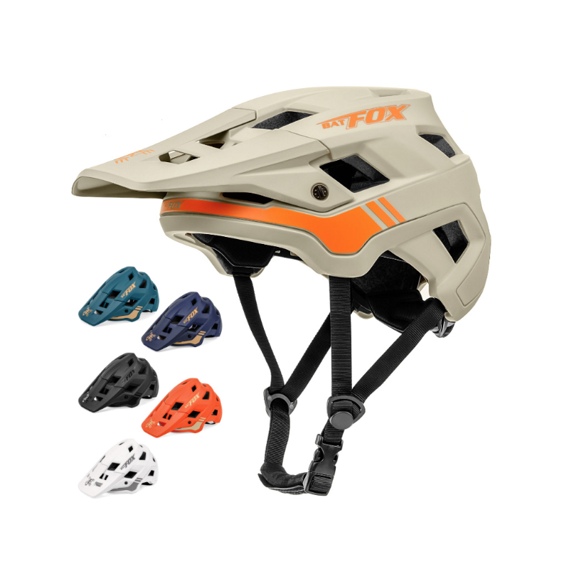 Casco de Bicicleta BATFOX Ligero Ajustable con Tecnología en Molde para Hombres Mujeres Colores Vibrantes